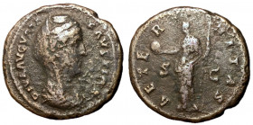 Diva Faustina I, after 141 AD, As with Providentia, Scarce