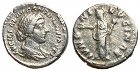 Lucilla, 164 - 167 AD, Silver Denarius, Juno