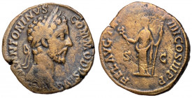 Commodus, 177 - 192 AD, Sestertius with Felicitas