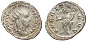Volusian, 251 - 253 AD, Silver Antoninianus, Uberitas