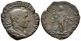 Volusian, 251 - 253 AD, Sestertius with Felicitas
