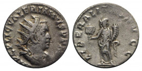 Valerian I, 253 - 260 AD, Silver Antoninianus, Liberalitas