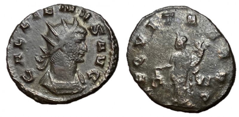Gallienus, 253 - 268 AD
AE Antoninianus, Rome Mint, 21mm, 3.49 grams
Obverse: ...