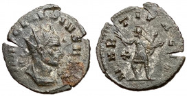 Claudius II, 268 - 270 AD, Antoninianus of Mediolanum, Pax, Nice EF