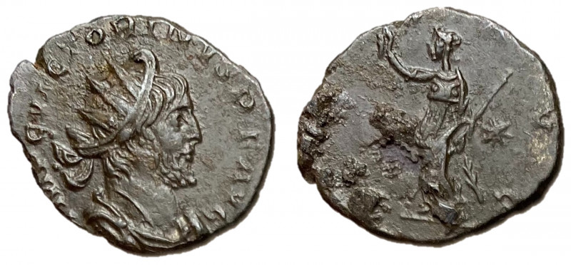 Victorinus, 268 - 271 AD
AE Antoninianus, Colonia Agrippinensis Mint, 20mm, 2.6...