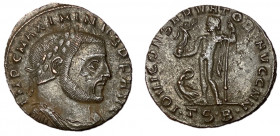 Maximinus II, 310 - 313 AD, Follis of Thessalonica