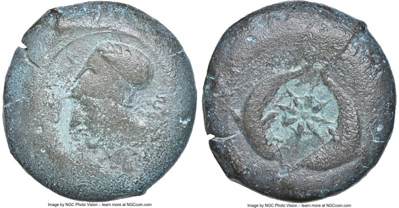 SICILY. Syracuse. Dionysius I (406/5-367 BC). AE drachm or dilitron (30mm, 32.83...