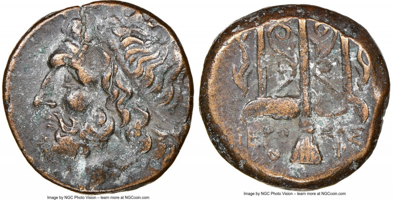 SICILY. Syracuse. Hieron II (ca. 275-215 BC). AE litra (18mm, 9h). NGC Choice VF...