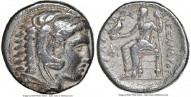 MACEDONIAN KINGDOM. Alexander III the Great (336-323 BC). AR tetradrachm (24mm, 17.06 gm, 7h). NGC Choice Fine 5/5 - 4/5. Early posthumous issue of 'A...