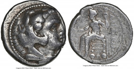 MACEDONIAN KINGDOM. Alexander III the Great (336-323 BC). AR tetradrachm (24mm, 17.14 gm, 9h). NGC VG 4/5 - 4/5. Lifetime issue of Ake, ca. 330-327 BC...