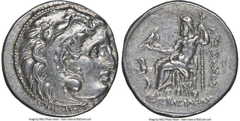 THRACIAN KINGDOM. Lysimachus (305-281 BC). AR drachm (18mm, 12h). NGC XF. Posthu...