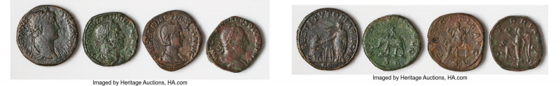 ANCIENT LOTS. Roman Imperial. AD 2nd-3rd centuries. Lot of four (4) AE Sestertii...