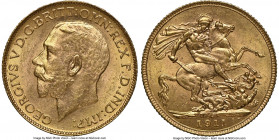 George V gold Sovereign 1911-C MS64 NGC, Ottawa mint, KM20, S-3997. AGW 0.2355 oz.

HID09801242017

© 2022 Heritage Auctions | All Rights Reserved...