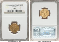 Republic gold Escudo 1827 POPAYAN-FM F12 NGC, Popayan mint, KM81.2. AGW 0.0952 oz.

HID09801242017

© 2022 Heritage Auctions | All Rights Reserved...