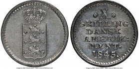 Danish Colony. Christian VIII 10 Skilling 1845 MS63 NGC, KM16. Satin surface with matte-like appearance, untoned.

HID09801242017

© 2022 Heritage...