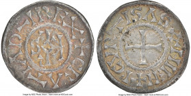 Carolingian. Charles the Bald (840-877) Denier ND (864-877) XF45 NGC, Curtisasonien or Courgeon mint, Class 2, MG-895, Dep-375. 19mm. 1.56gm.

HID09...