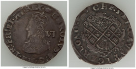Charles I Shilling ND (1636-1638) VF (Clipped), Tower mint (under Charles I), Tun mm, S-2813. 2.96gm. 25mm. 

HID09801242017

© 2022 Heritage Auct...