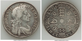 Charles II 1/2 Crown 1676 VF (Cleaned), KM438.1, S-3367. Fourth bust. OCTAVO edge. 32mm. 14.69gm. 

HID09801242017

© 2022 Heritage Auctions | All...