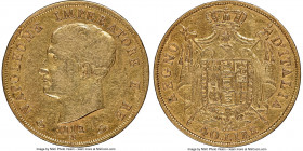 Kingdom of Napoleon. Napoleon I gold 40 Lire 1812-M XF40 NGC, Milan mint, KM12. AGW 0.3733 oz.

HID09801242017

© 2022 Heritage Auctions | All Rig...