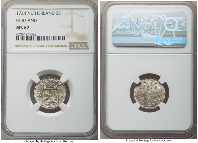 Holland. Provincial 2 Stuivers 1724 MS62 NGC, KM48.

HID09801242017

© 2022 ...