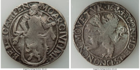 Kampen. City Lion Daalder 1648 VF (Cleaned, Corrosion), KM42.2, Dav-4879. 41mm. 26.82gm. 

HID09801242017

© 2022 Heritage Auctions | All Rights R...