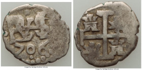 Philip V Cob 1/2 Real 1706 S-L Fine, Lima mint, KM30. 15mm. 1.47gm.

HID09801242017

© 2022 Heritage Auctions | All Rights Reserved