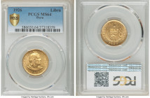 Republic gold Libra 1926 MS64 PCGS, Lima mint, KM207. Mintage: 4,596. AGW 0.2354 oz. 

HID09801242017

© 2022 Heritage Auctions | All Rights Reser...