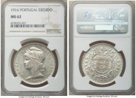 Republic 4-Piece Lot of Certified Assorted Issues NGC, 1) 10 Centavos 1915 - MS66, KM563 2) 50 Centavos 1914 - MS64, KM561 3) 50 Centavos 1916 - MS64+...
