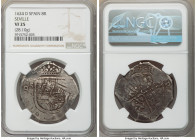 Philip IV Cob 8 Reales 1624 S-D VF25 NGC, Seville mint, KM80, Dav-4410. 28.10gm. 

HID09801242017

© 2022 Heritage Auctions | All Rights Reserved