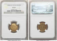 Charles III gold Escudo 1785 M-DV VF25 NGC, Madrid mint, KM416.1. AGW 0.0979 oz. 

HID09801242017

© 2022 Heritage Auctions | All Rights Reserved