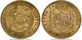 Isabel II gold 40 Reales 1864 MS62 NGC, Madrid mint, KM618.1. AGW 0.0965 oz.

HID09801242017

© 2022 Heritage Auctions | All Rights Reserved
