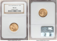 Confederation gold 10 Francs 1922-B MS66 NGC, Bern mint, KM36. AGW 0.0933 oz.

HID09801242017

© 2022 Heritage Auctions | All Rights Reserved