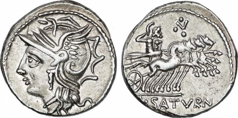 Appuleia
Denario. 104 a.C. APPULEIA. Lucius Appuleius Saturninus. BELLA. Anv.: ...