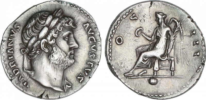 Hadrianus (117-138 AD)
Denario. Acuñada el 125-128 d.C. ADRIANO. BELLO ANVERSO....