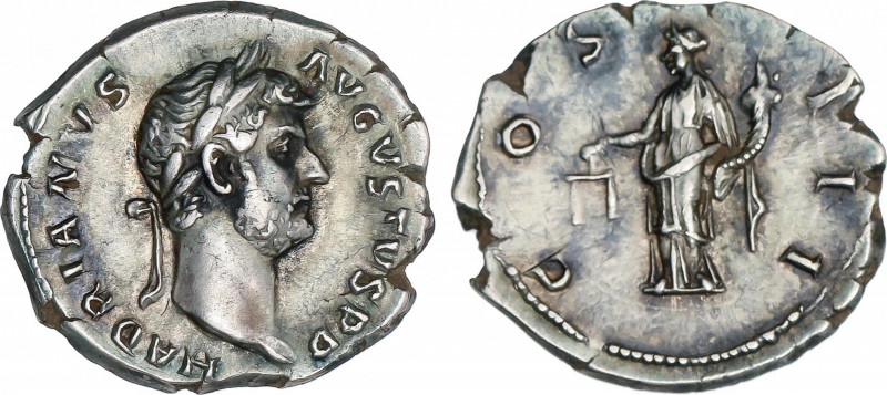 Hadrianus (117-138 AD)
Denario. Acuñada el 125-132 d.C. ADRIANO. Anv.: HADRIANV...