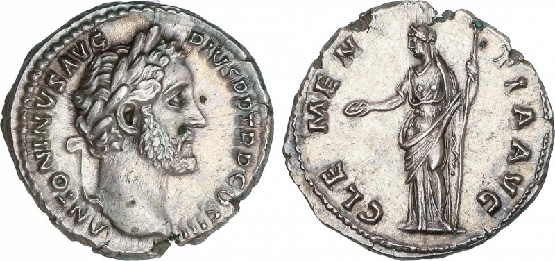 Antoninus Pius (138-161 AD)
Denario. Acuñada el 140-143 d.C. ANTONINO PÍO. Anv....