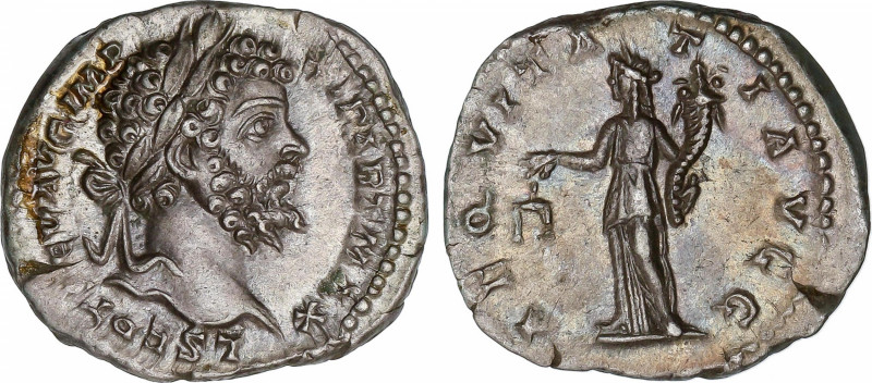 Septimius Severus (193-211 AD)
Denario. Acuñada el 198-200 d.C. SEPTIMIO SEVERO...