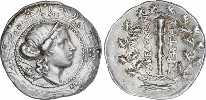 Tetradracma. 158-149 a.C. AMPHIPOLIS. MACEDONIA. Procedente de la colección Scip...