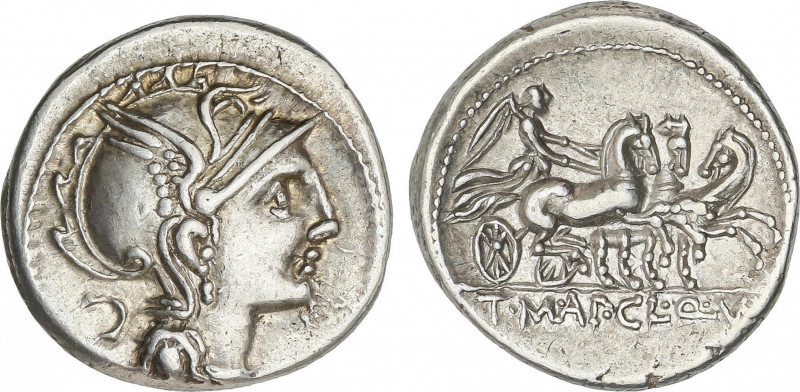 Republic
Denario. 111-110 a.C. MALLIA. T. Mallius Mancinus Appius. Anv.: Cabeza...