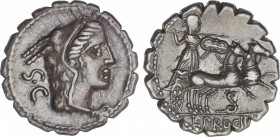 Republic
Denario. 80 a.C. PROCILIA. L. Procilius f. Anv.: Cabeza de Juno Sospita a derecha, detrás SC. Rev.: Juno Sospita en biga a derecha, debajo s...