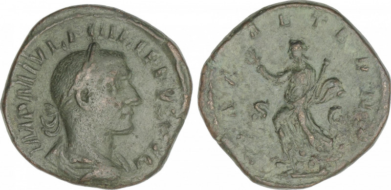 Empire
Sestercio. Acuñada el 244-249 d.C. FILIPO I. Anv.: M. IVL. PHILIPPVS AVG...