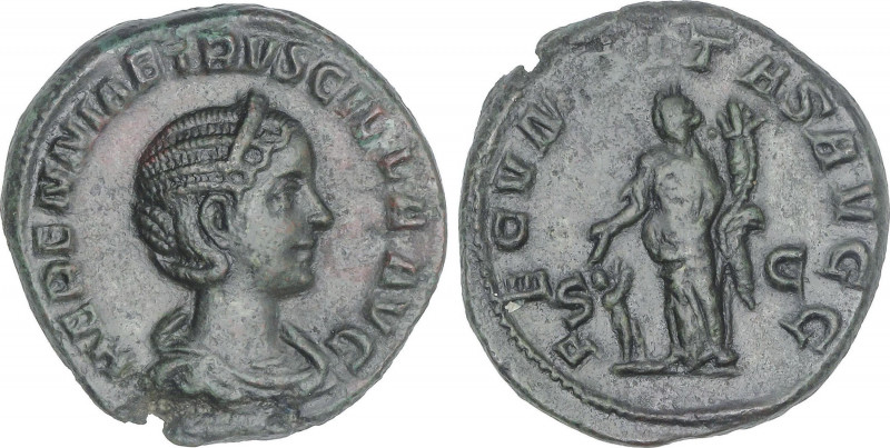 Empire
As. Acuñada el 249-251 d.C. HERENNIA ETRUSCILLA. BELLA, ESCASA ASÍ. Proc...