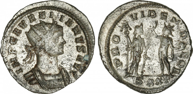 Empire
Antoniniano. Acuñada el 270-275 d.C. AURELIANO. Anv.: IMP. C. AVRELIANVS...