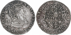 Philip II
1/2 Ducado. S/F. NÁPOLES. Anv.: IBR, detrás del busto. 13,19 grs. AR. Ligera pátina irregular. Vti-349. EBC-.