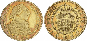 Charles III
1 Escudo. 1772. MADRID. P.J. AÑO RARO. 3,4 grs. Pátina naranja. AC-1357. MBC.