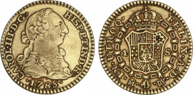 Charles III
1 Escudo. 1785. MADRID. D.V. 3,33 grs. AC-1367. MBC/MBC+.