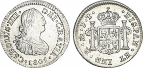 Charles IV
1/2 Real. 1801. MÉXICO. F.T. 1,66 grs. AC-287. EBC.