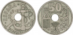 50 Céntimos. 1949 (*19-51). Flechas invertidas. EBC-.