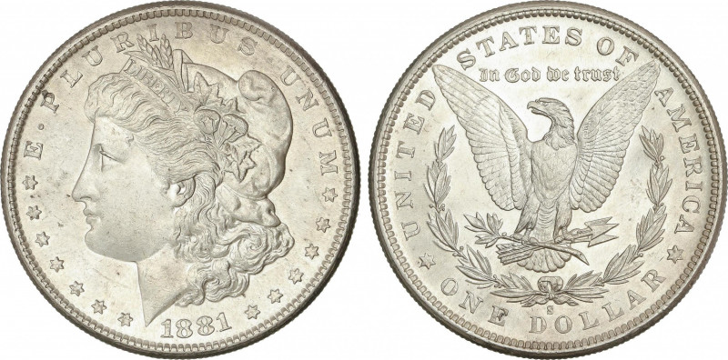 United States of America
1 Dollar. 1881-S. SAN FRANCISCO. 26,72 grs. Tipo Morga...