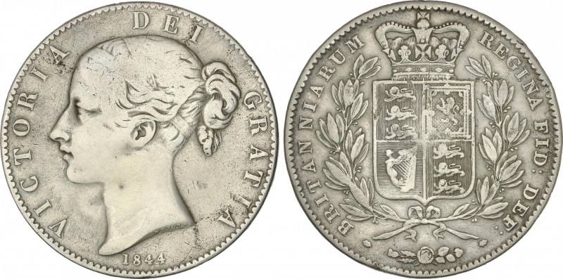 Great Britain
1 Crown. 1844. VICTORIA. 27,65 grs. AR. KM-741. MBC-.